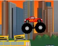 Monster truck destroyer akció HTML5 játék