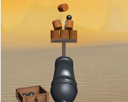 Cannon balls 3D akció HTML5 játék