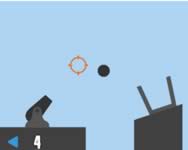 Cannon shot akció HTML5 játék
